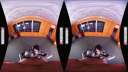 VR порно с двумя красочными красотками